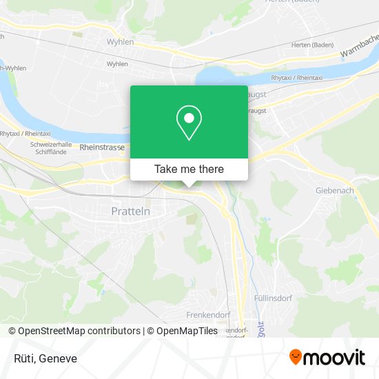 Rüti map