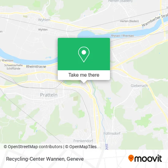 Recycling-Center Wannen map