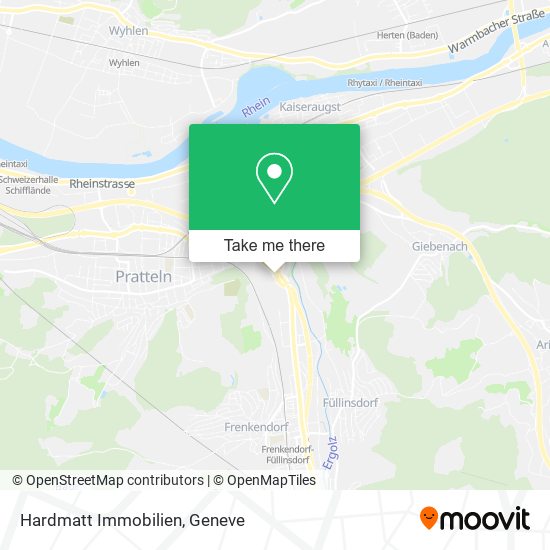 Hardmatt Immobilien map