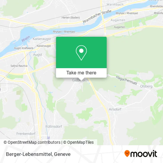 Berger-Lebensmittel map