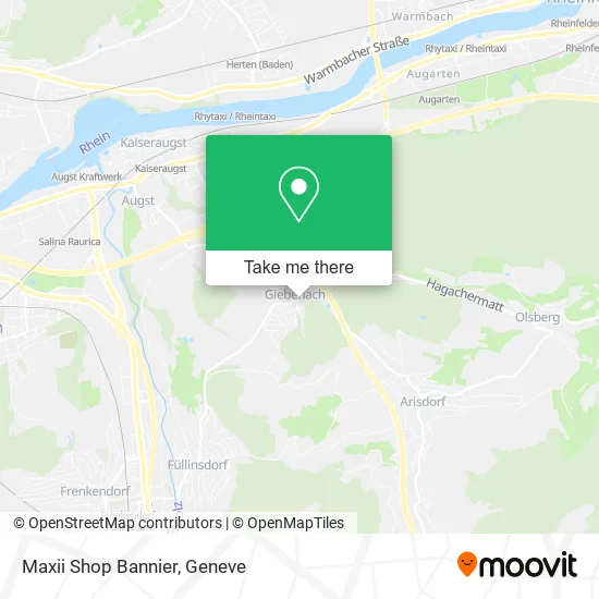 Maxii Shop Bannier map