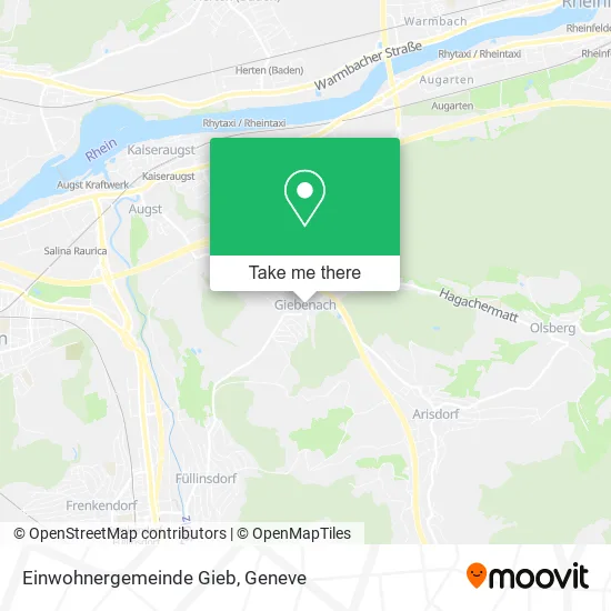 Einwohnergemeinde Gieb map