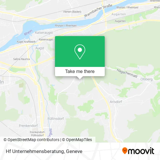 Hf Unternehmensberatung map