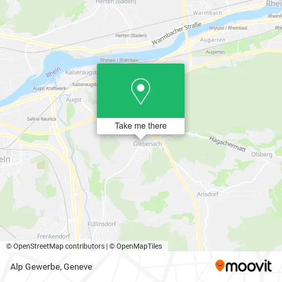 Alp Gewerbe map