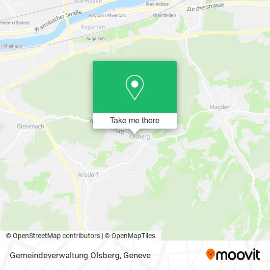 Gemeindeverwaltung Olsberg map
