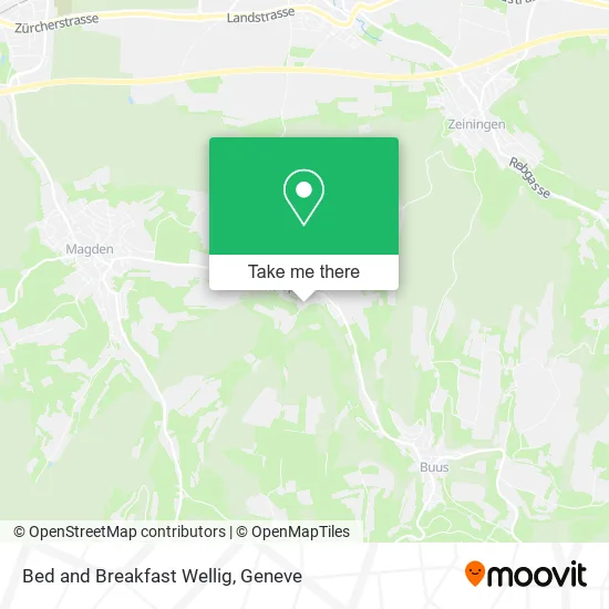 Bed and Breakfast Wellig map
