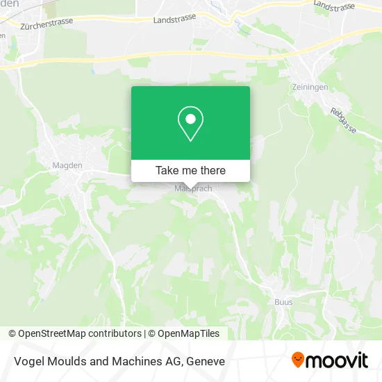 Vogel Moulds and Machines AG map