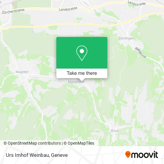 Urs Imhof Weinbau map