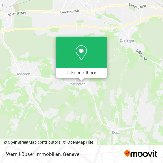 Wernli-Buser Immobilien map