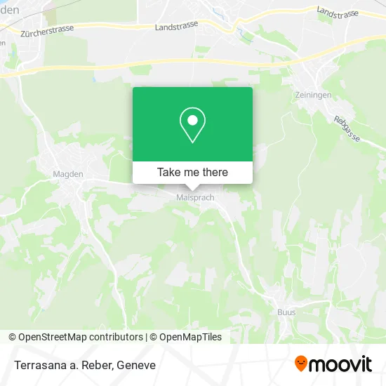 Terrasana a. Reber map