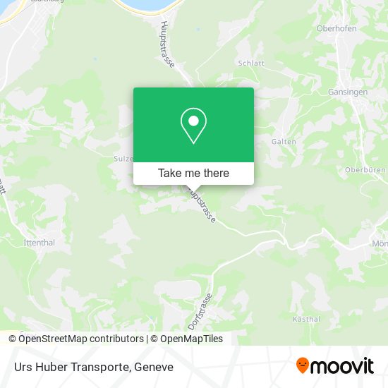 Urs Huber Transporte map
