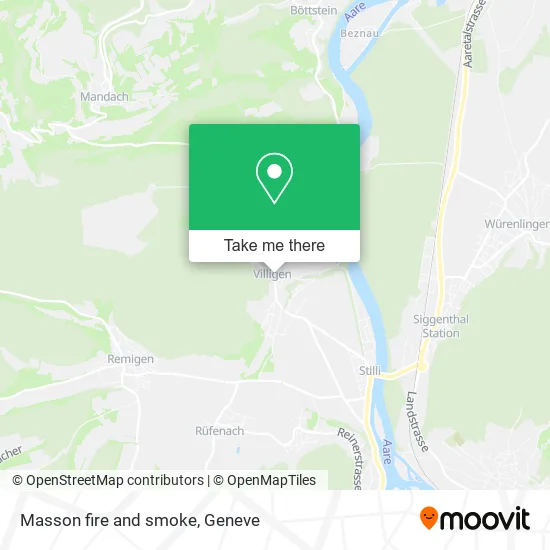Masson fire and smoke map