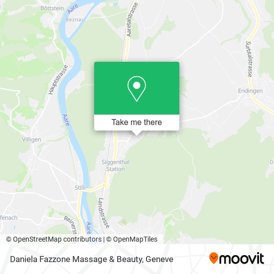 Daniela Fazzone Massage & Beauty map
