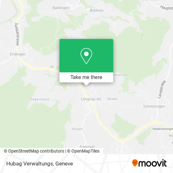 Hubag Verwaltungs map