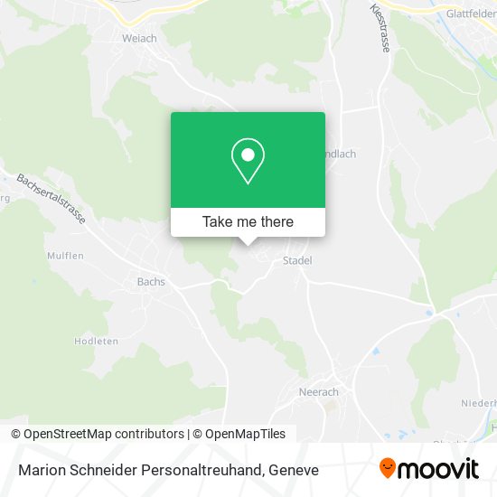 Marion Schneider Personaltreuhand map