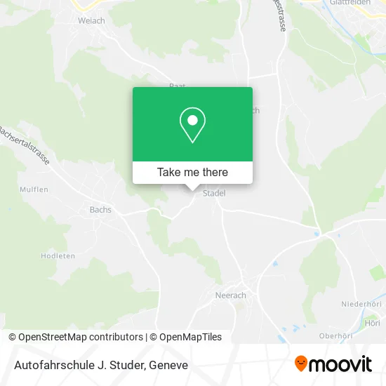 Autofahrschule J. Studer map