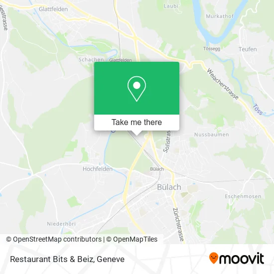 Restaurant Bits & Beiz map