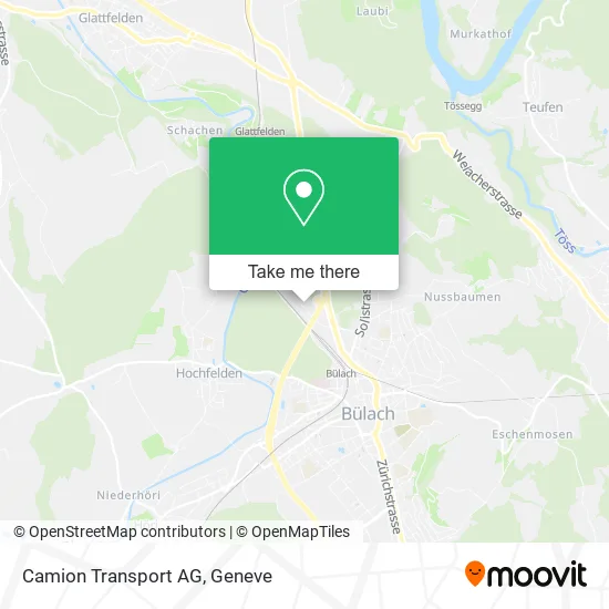 Camion Transport AG map