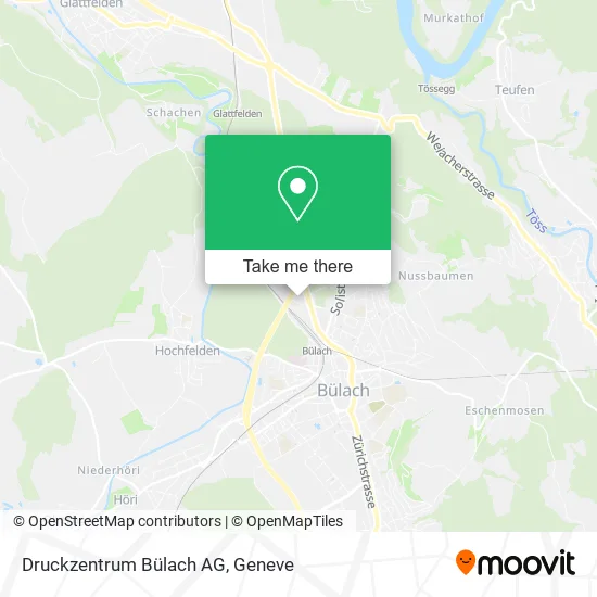 Druckzentrum Bülach AG map