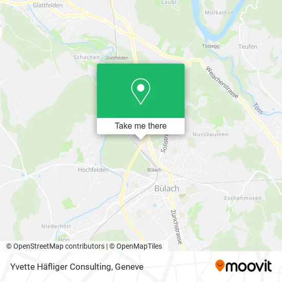 Yvette Häfliger Consulting map