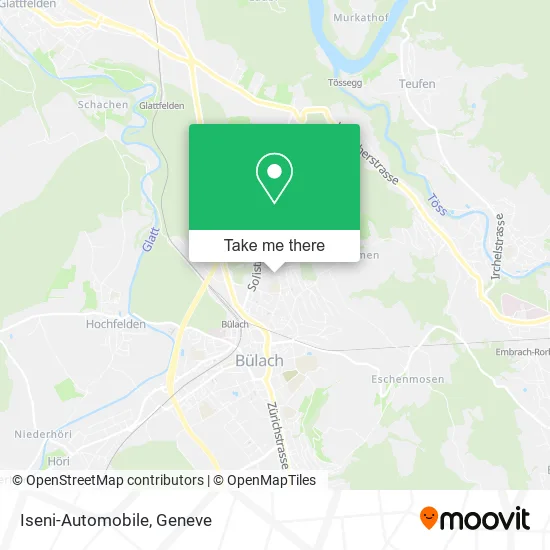 Iseni-Automobile map