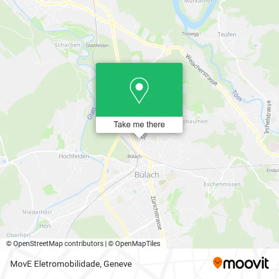 MovE Eletromobilidade map