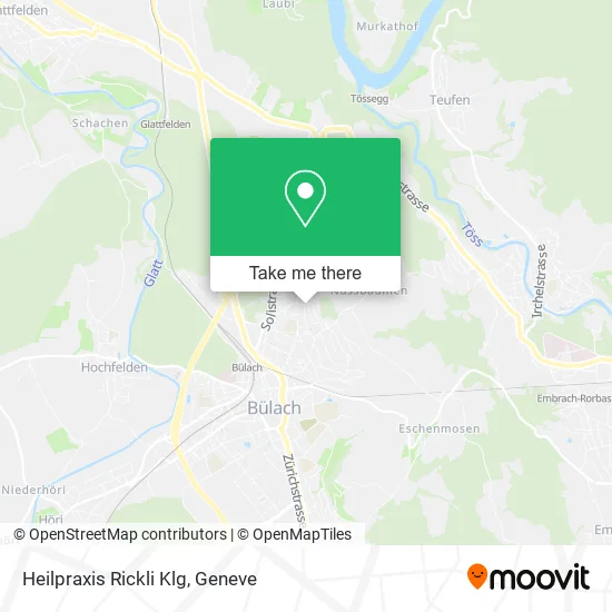Heilpraxis Rickli Klg map
