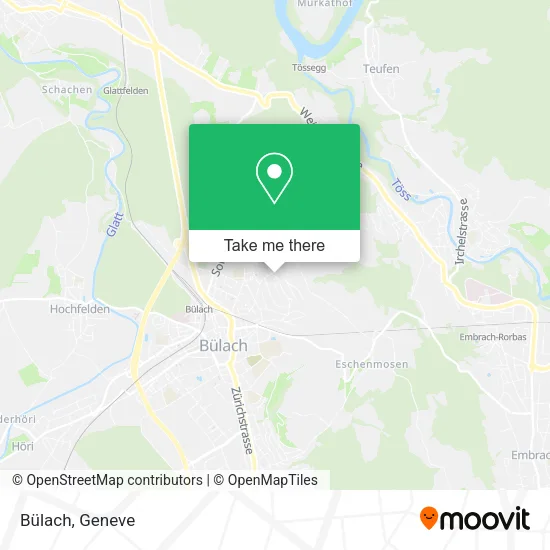 Bülach map