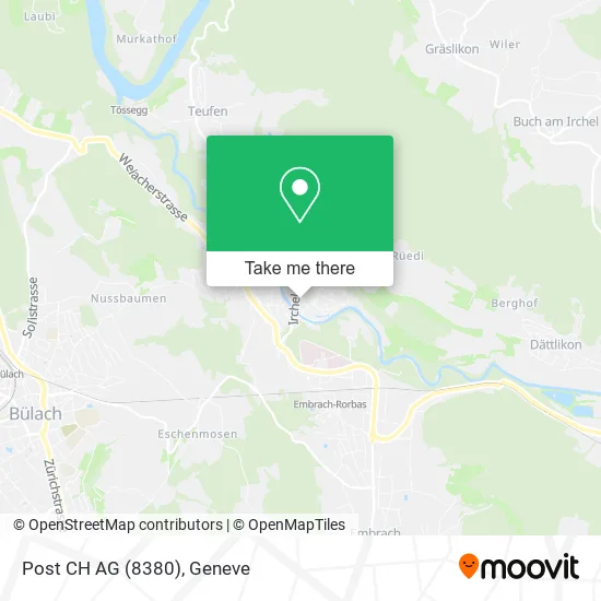 Post CH AG (8380) map