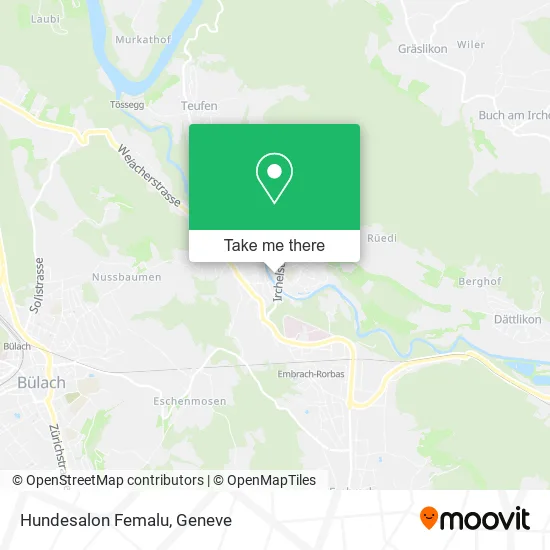 Hundesalon Femalu map