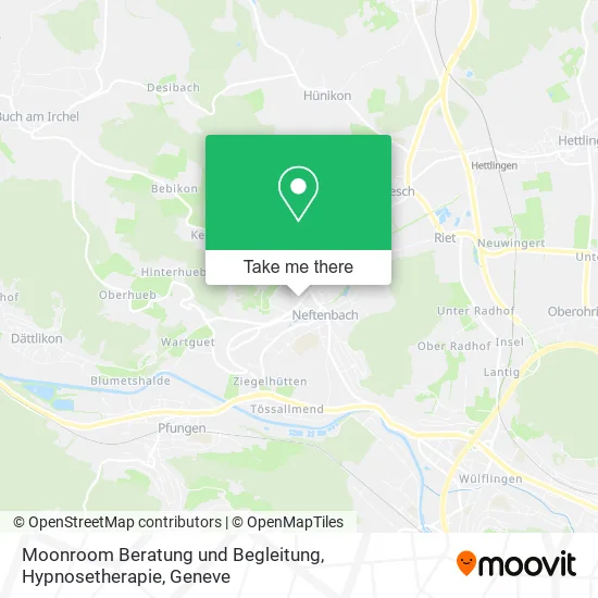 Moonroom Beratung und Begleitung, Hypnosetherapie map