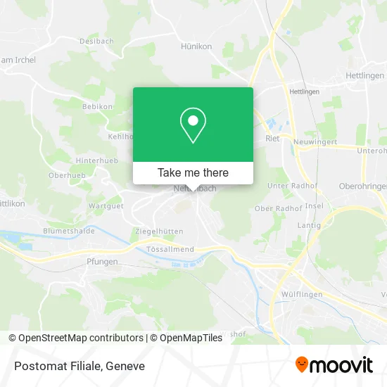 Postomat Filiale map