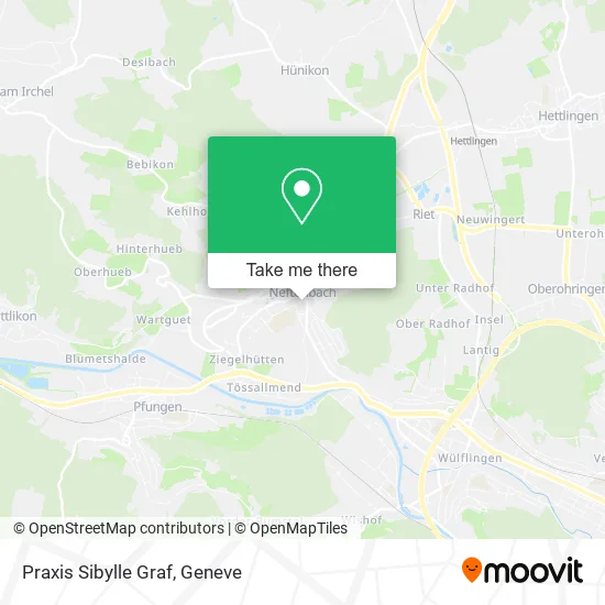 Praxis Sibylle Graf map