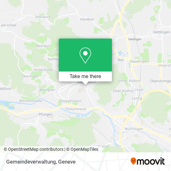 Gemeindeverwaltung map