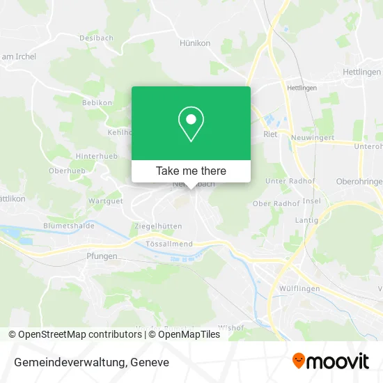 Gemeindeverwaltung map
