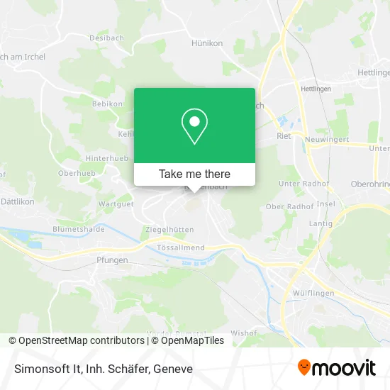 Simonsoft It, Inh. Schäfer map