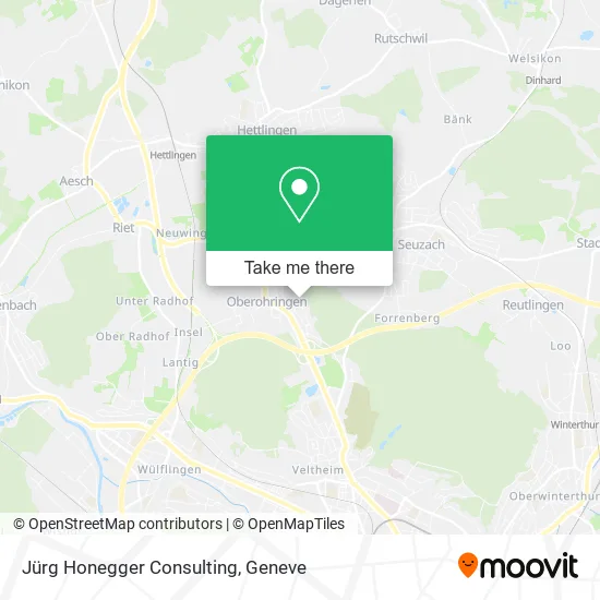 Jürg Honegger Consulting map