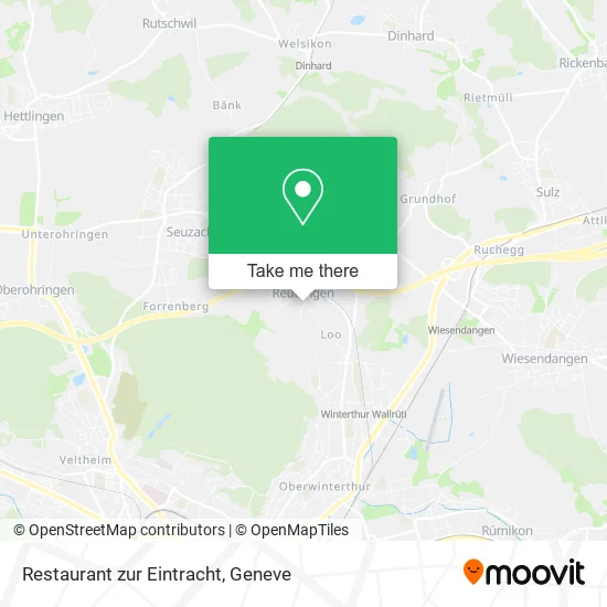 Restaurant zur Eintracht map