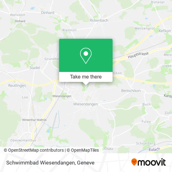 Schwimmbad Wiesendangen map