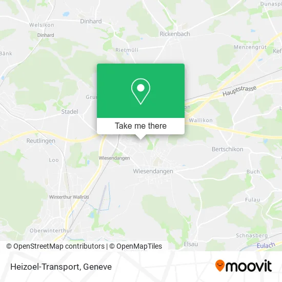 Heizoel-Transport map