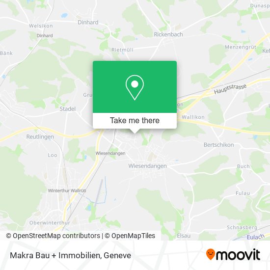 Makra Bau + Immobilien map