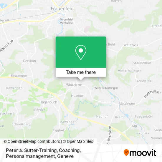 Peter a. Sutter-Training, Coaching, Personalmanagement map