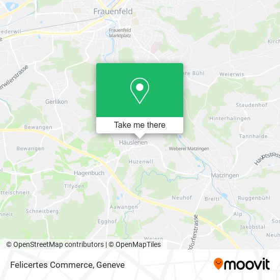 Felicertes Commerce map