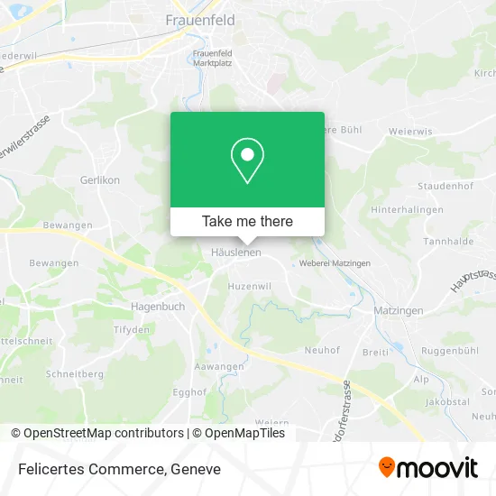 Felicertes Commerce map