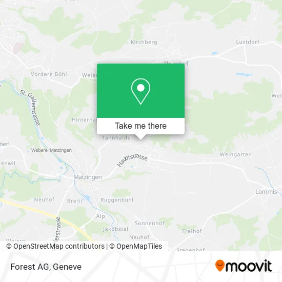 Forest AG map