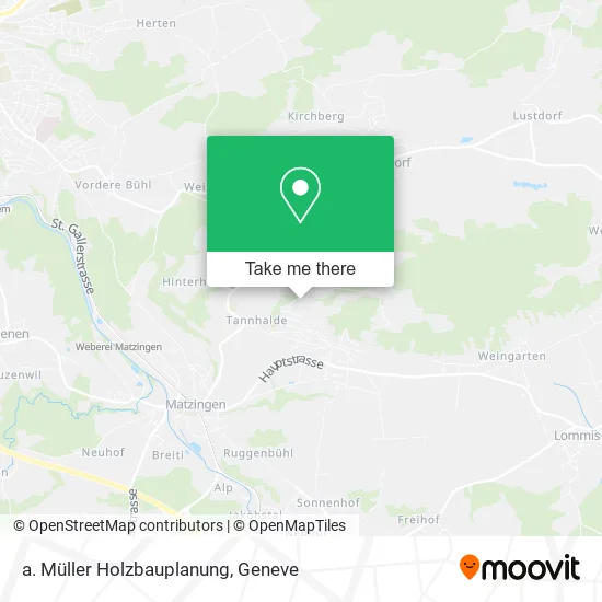 a. Müller Holzbauplanung map