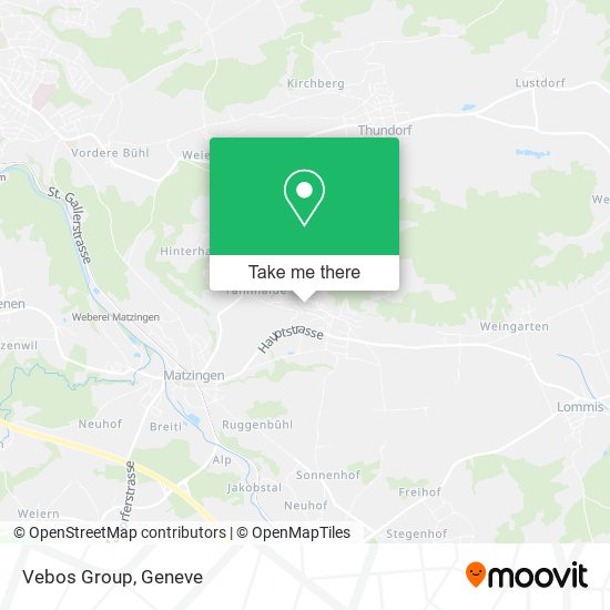 Vebos Group map