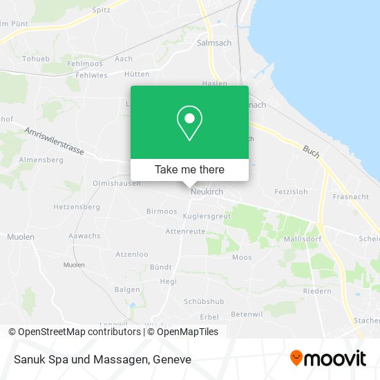 Sanuk Spa und Massagen map