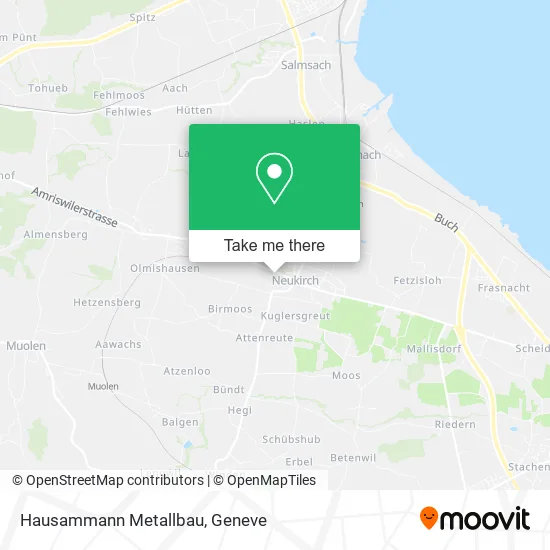 Hausammann Metallbau map