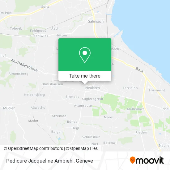 Pedicure Jacqueline Ambiehl map